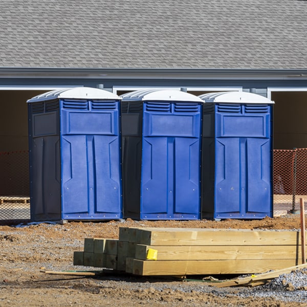 what is the maximum capacity for a single porta potty in West Crossett Arkansas